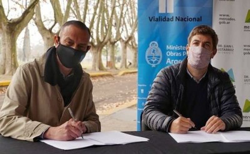 Municipio firma convenio con Vialidad Nacional por obras para la Avenida de los Inmigrantes