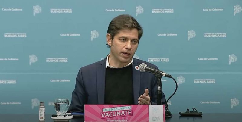 El gobernador anunció vacuna libre a partir de los 35 años