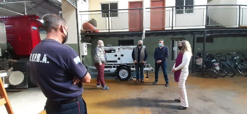 Concejales del PRO visitaron a los Bomberos Voluntarios