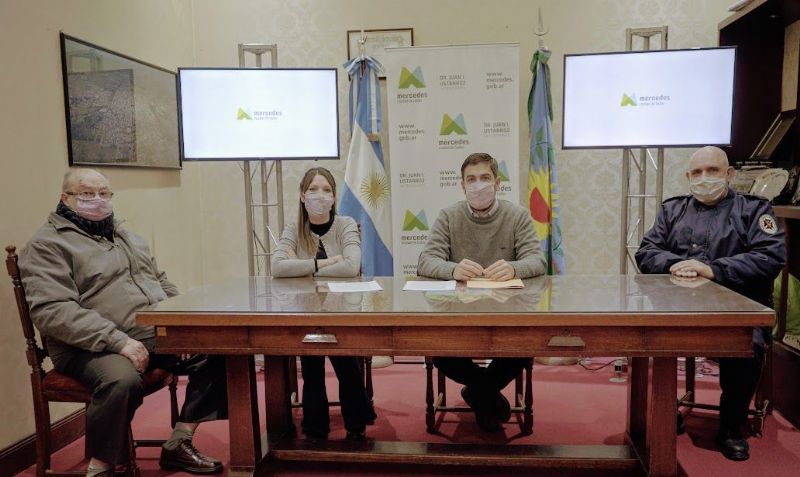 Nueva sede educativa de “Mercedes Aprende Unida” en el cuartel de Bomberos local