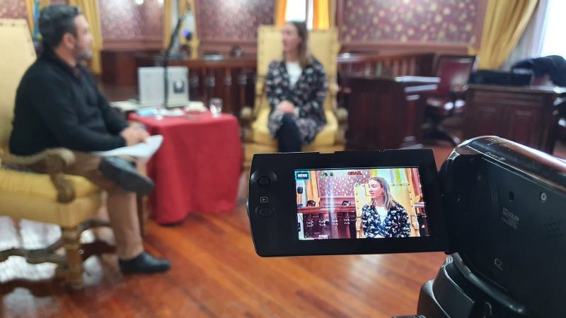 Evangelina Cabral dejó sus impresiones en “Yo Candidato”