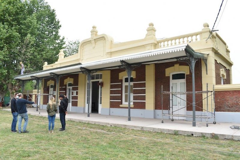 Esta pronta a terminarse la recuperación de la estación de trenes de Altamira