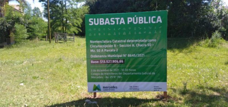 Municipio subastó un terreno recuperado solidariamente para Hogar Arco Iris