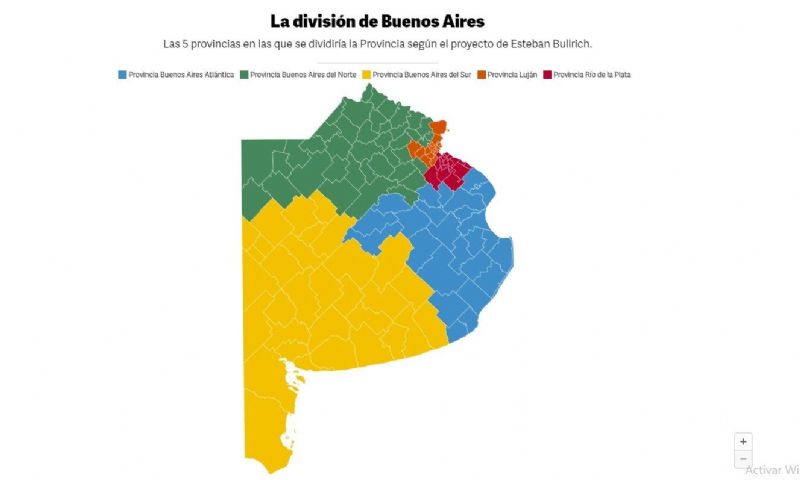 Dividir la provincia: San Nicolás sería la nueva capital de la provincia en la que quedaría Mercedes