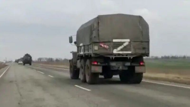 ¿Qué significa la letra “Z” que se puede ver en los vehículos rusos?