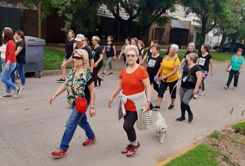 Se realizó una nueva “Caminata Saludable” organizada por la Dirección de Adultos Mayores