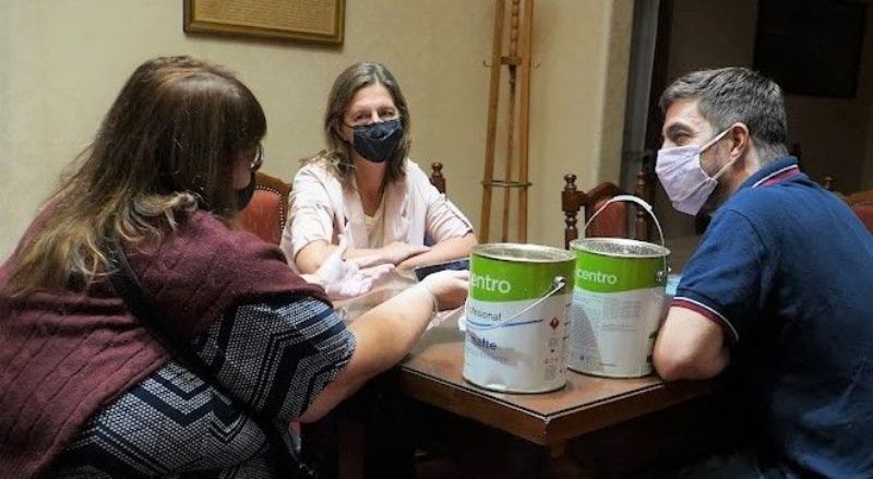 Reunión y apoyo del municipio al Centro de Jubilados Renacer