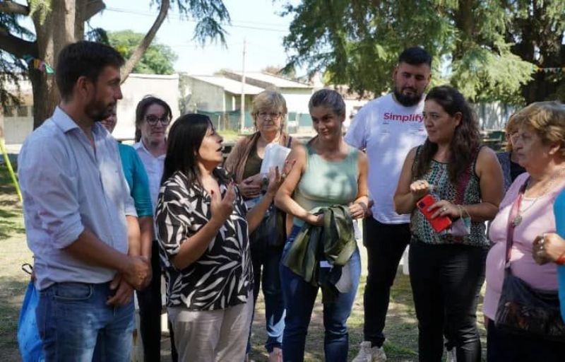 Con presencia de representantes de Desarrollo Nación, las manzaneras de Mercedes fueron reconocidas.