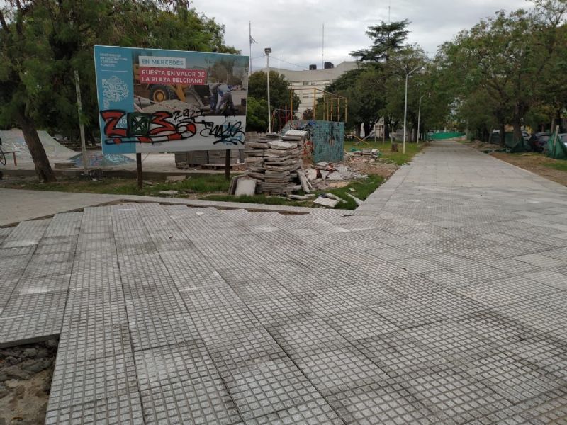 Pérez Carreras destacó la gran cantidad de obras en Mercedes