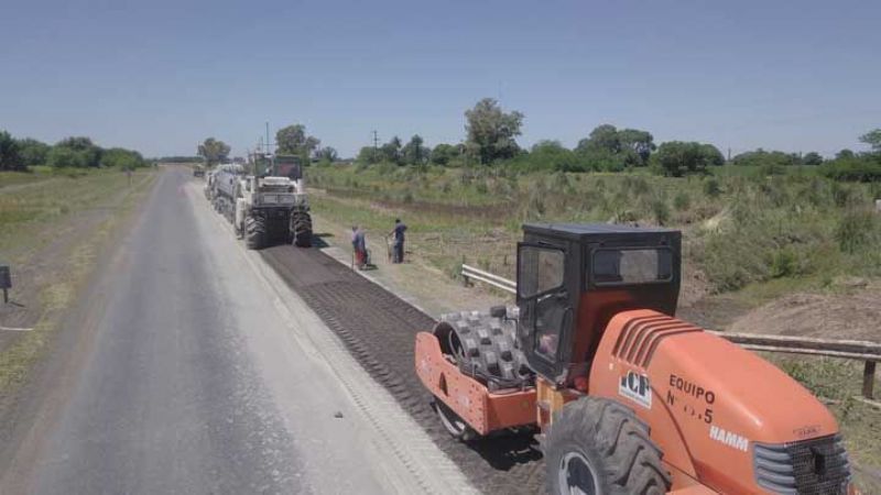 Sigue avanzando la repavimentación de la ruta provincial número 30 en Chivilcoy