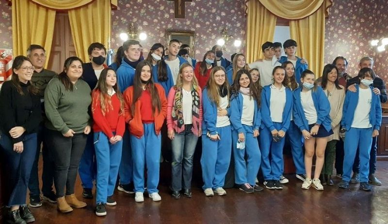 Alumnos del Santa María visitaron el Concejo Deliberante