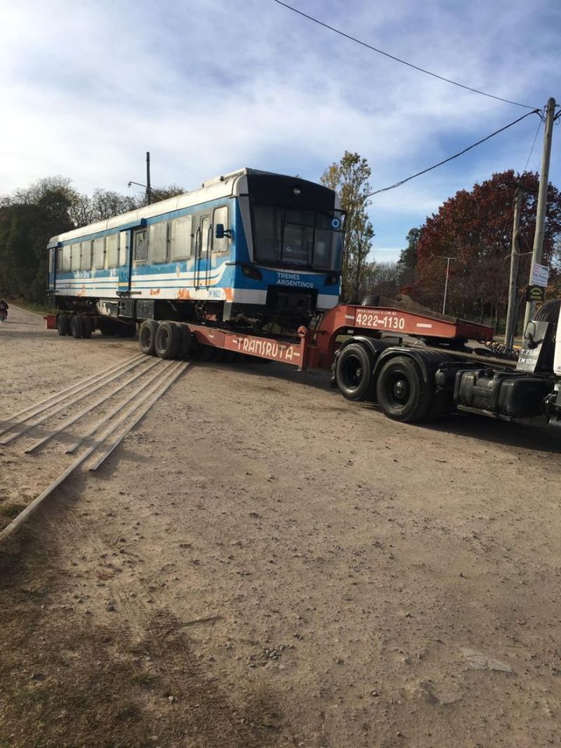 Llegó a la ciudad el Tren Turístico que unirá Mercedes con los pueblos de Altamira y Tomás Jofré