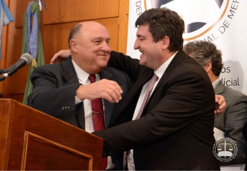 Recambio de autoridades del Colegio de Abogados de Mercedes: el Dr Laborda pasó el mando a su sucesor Dr Salaverri