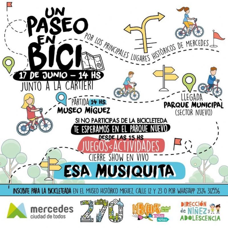 En el mes aniversario de la ciudad, dos propuestas para la familia desde la Dirección de Niñez y Adolescencias