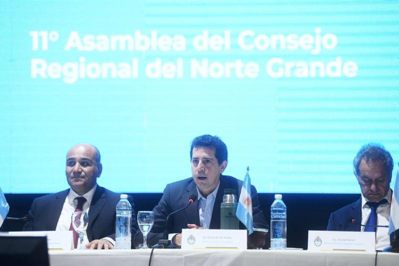 El ministro del interior “Wado” De Pedro, fue orador en la 11va Asamblea del Consejo Regional del Norte Grande