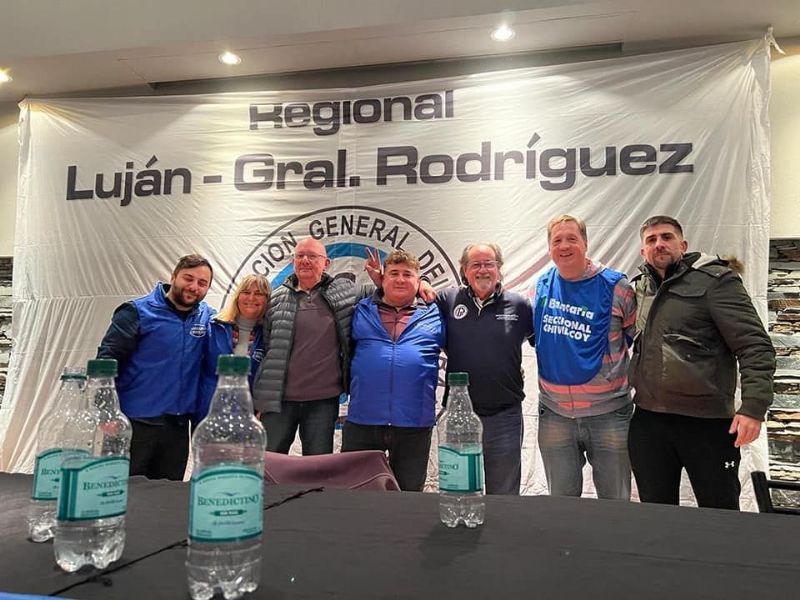 Se normalizó la CGT Regional Luján - General Rodríguez. El martes se normalizará la regional de Mercedes.