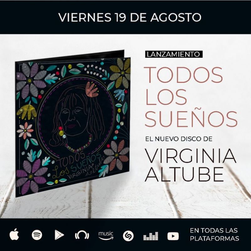 Virginia Altube canta “Todos los sueños” con canciones de compositores mercedinos