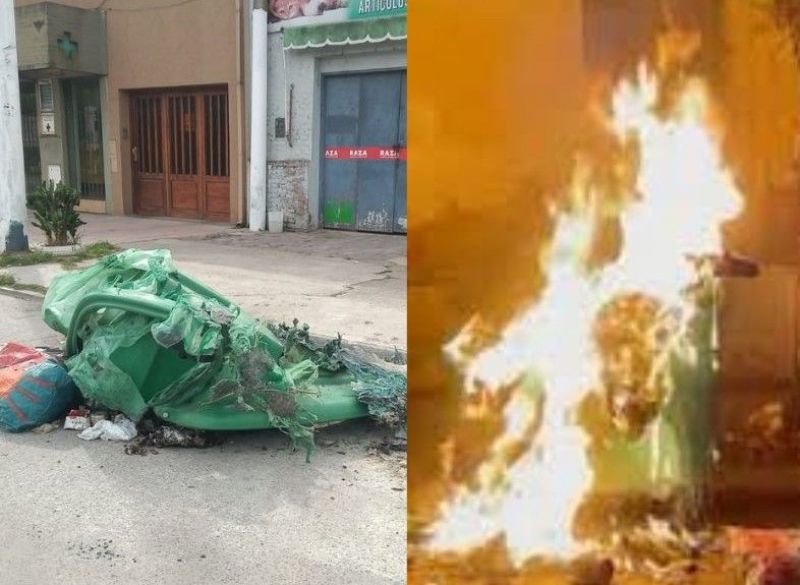 Unos 30 contenedores de residuos se han quemado desde su implementación en la ciudad de Mercedes