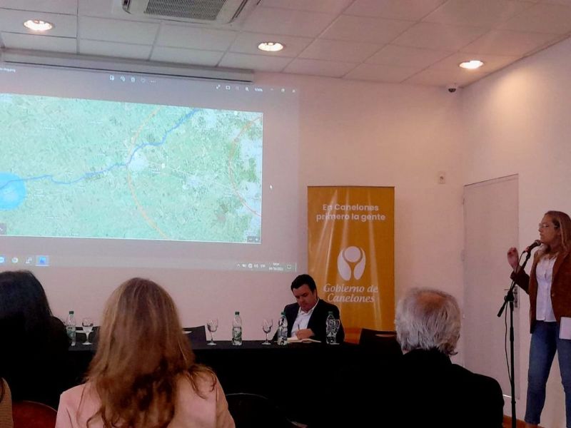 Valeria Ilarraz representó a Mercedes en el encuentro de Mercociudades en Canelones, Uruguay
