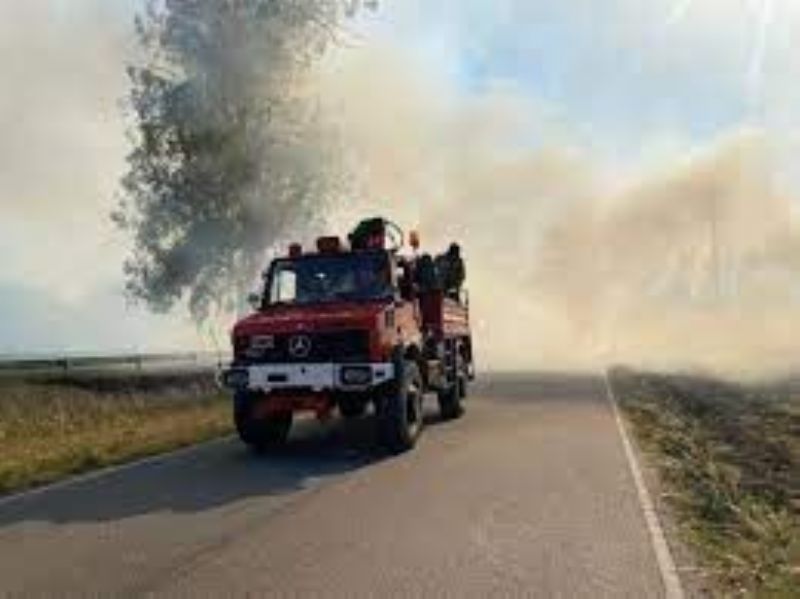 Al menos 5 focos ígneos se registran en Luján y entre bomberos voluntarios y vecinos intentan contener el fuego