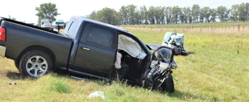 Accidente fatal en ruta 5: dos personas fallecieron tras colisionar de frente dos vehículos