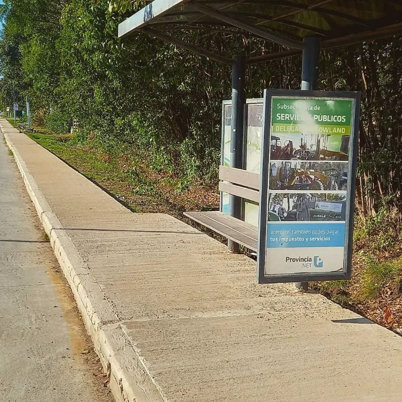 Terminan 600 metros de vereda en la localidad de Gowland