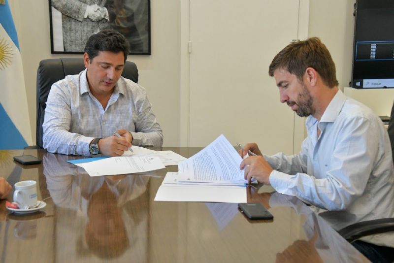 El municipio firmó varios convenios con Trenes Argentinos por Seguridad en la estación