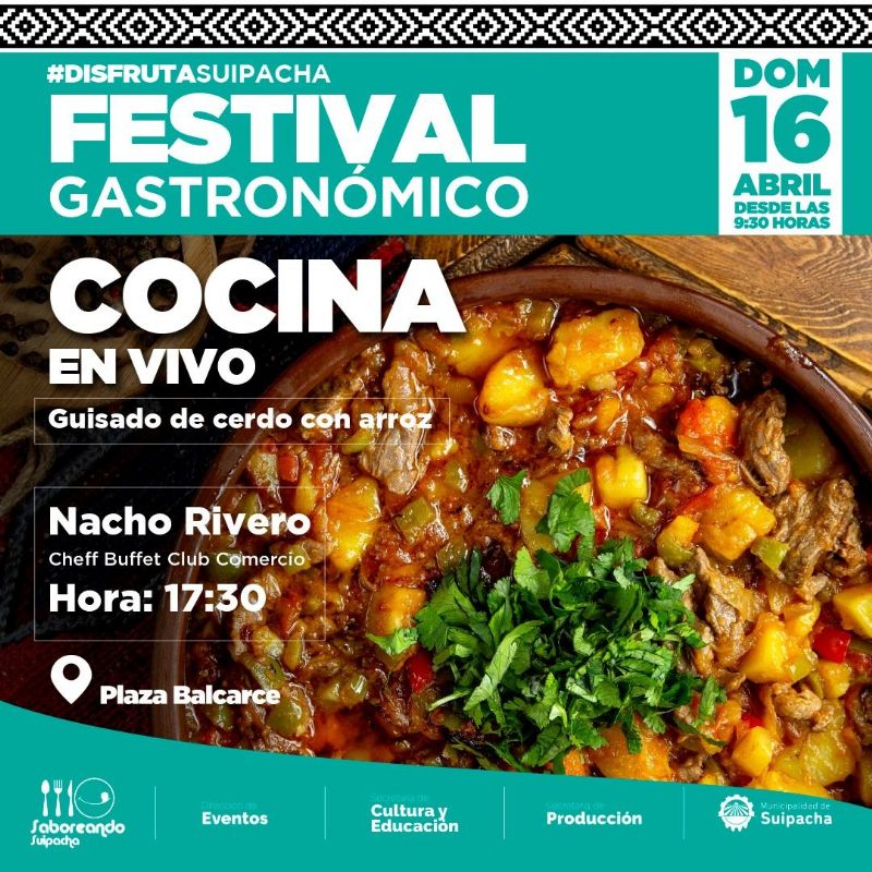 Se viene el Festival Gastronómico en Suipacha con el concurso del lechón asado