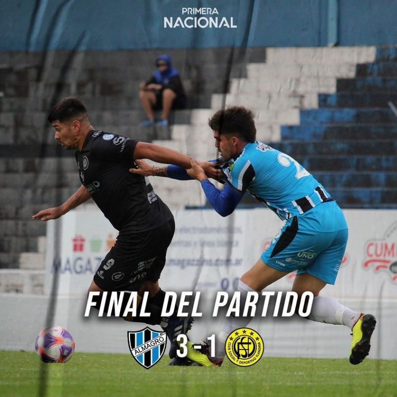 Otra vez Flandria pierde: esta vez frente Almagro, en segundo partido consecutivo