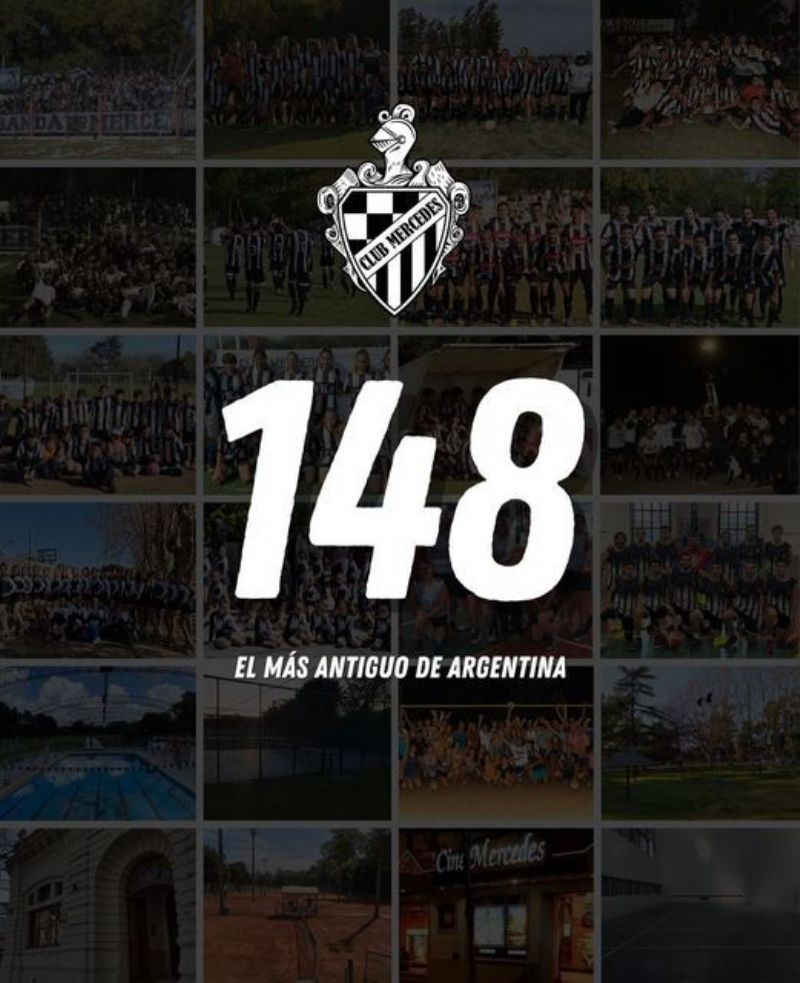 El Club Mercedes cumple 148 años de vida