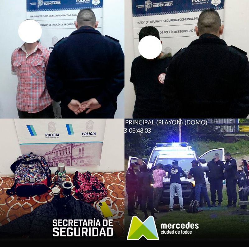 Atrapan a tres ladrones tras robar elementos a una vecina
