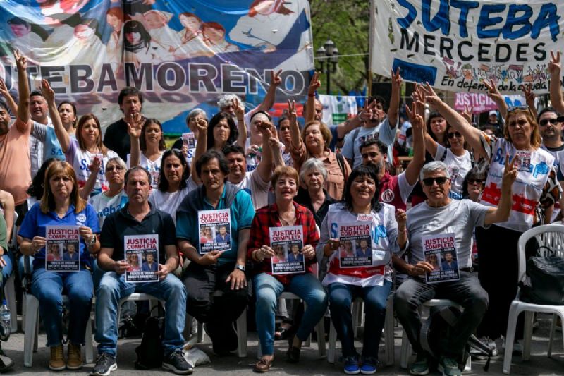Suteba escuchó la lectura de sentencia en el juicio por la muerte de Sandra y Rubén