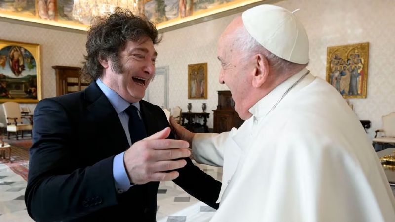 El Presidente Milei y el Papa Francisco consolidan relación cordial en histórica reunión en el Vaticano