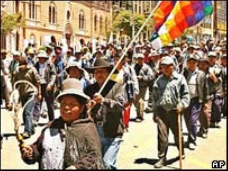 Presiones para Bolivia