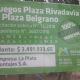 Comenzaron los trabajos para instalar juegos en plazas Rivadavia y Belgrano