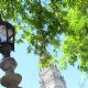 Nuevas farolas de luminaria led embellecen la plaza San Martin