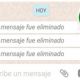 WhatsApp: cómo saber que decían los mensajes eliminados
