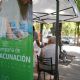 Realizan Campaña vacunación contra el Covid en la Plaza San Martín