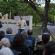 40 años de Democracia recordados en el monumento a Raúl Alfonsín