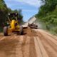 Realizan tareas de mejora y mantenimiento de caminos rurales