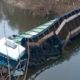 VIDEO: Camión cae al río Luján desde el puente de La Palangana