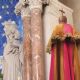 Señal de luto en la Catedral de Mercedes tras la muerte del papa Francisco