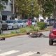 Accidente en avenida 29: un motociclista fue hospitalizado tras impactar contra una camioneta