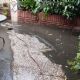 La lluvia hizo emerger un viejo problema de Mercedes: aguas cloacales salieron por los desagües pluviales