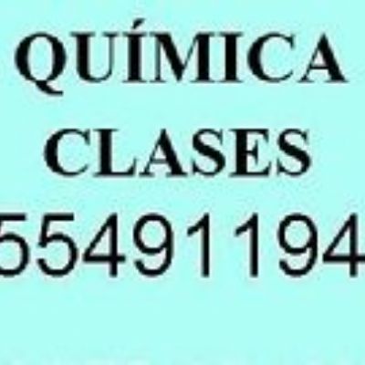 Quimica CBC UBA XXI Profesor Particular Clases Apoyo Online Virtual Zoom Skype
